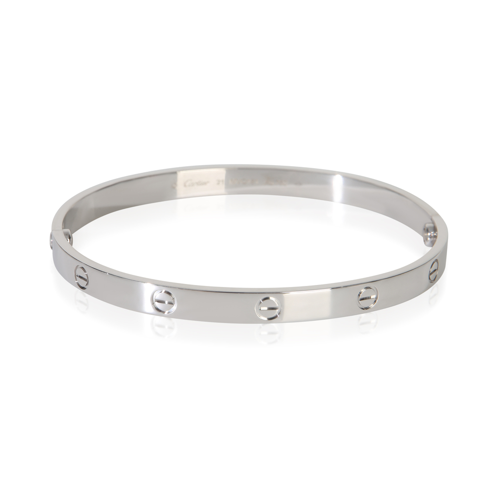 Cartier White Gold  Love Bracelet